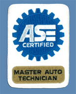 ASE Certified Master Auto Technician. Click to learn more!