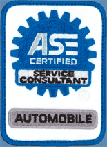 ASE Certified Automobile Service Consultant. Click to learn more!